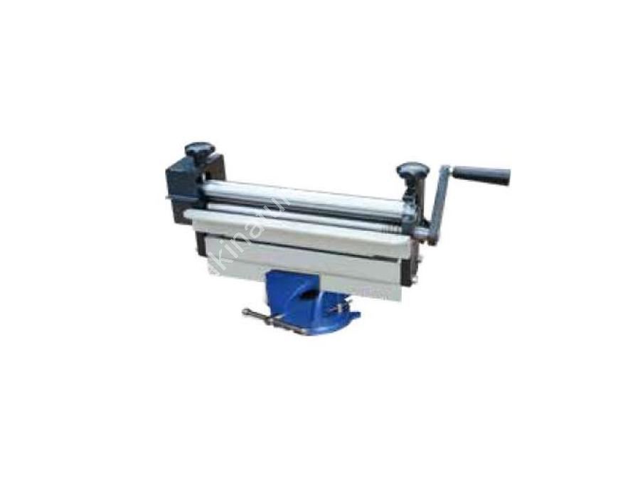 300x1.0 mm Ayaklı Kıvırmalı Kollu Manuel Silindir Makinası