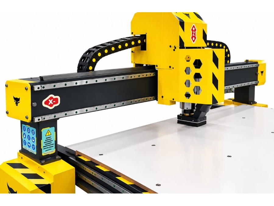 210x280x18 cm Schneidbereich Step CNC Router