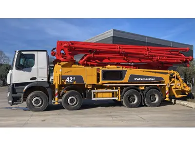 42 метра мобильный бетонный насос