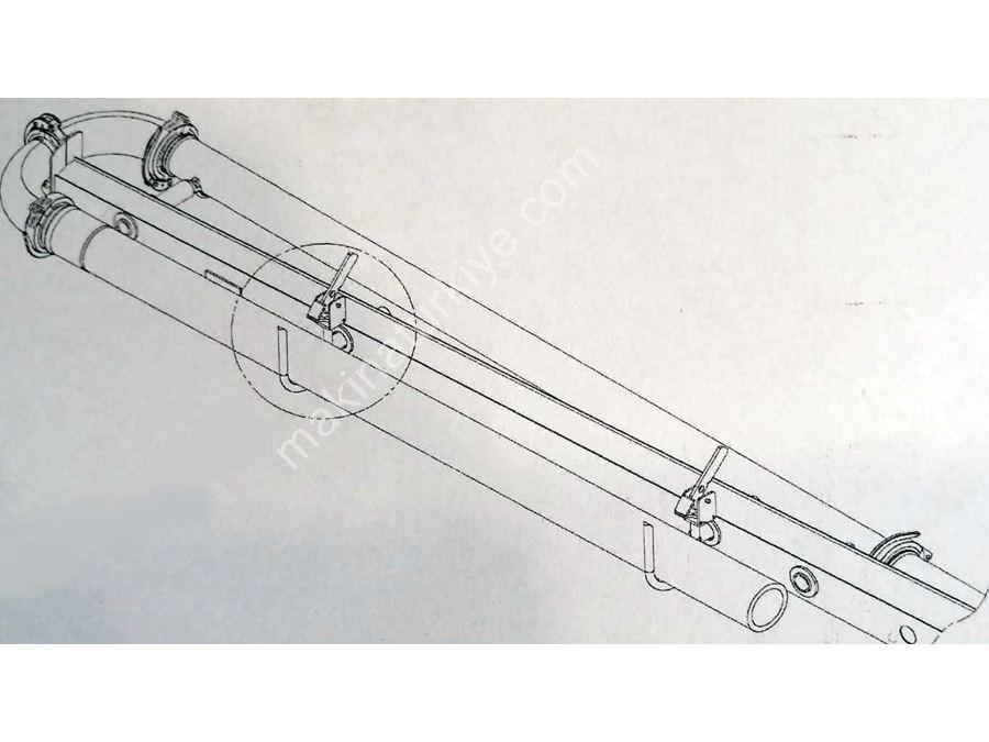 Насосный шланг (фил) 5,5'' 4000 мм с двойным фланцем
