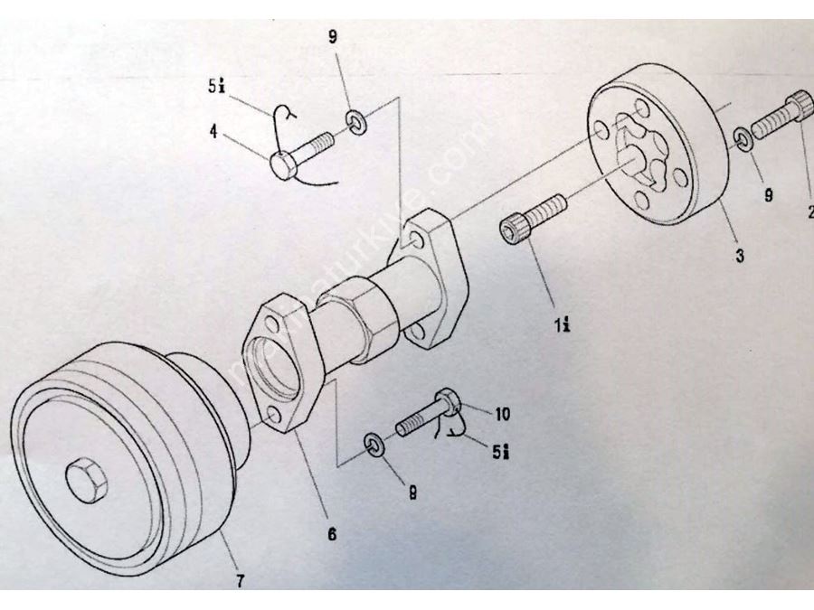 25X25x25 Cm Beton Pistonu
