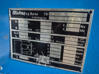 30 Kva Su Soğutmalı Pnömatik Punta Kaynak Makinası - 3