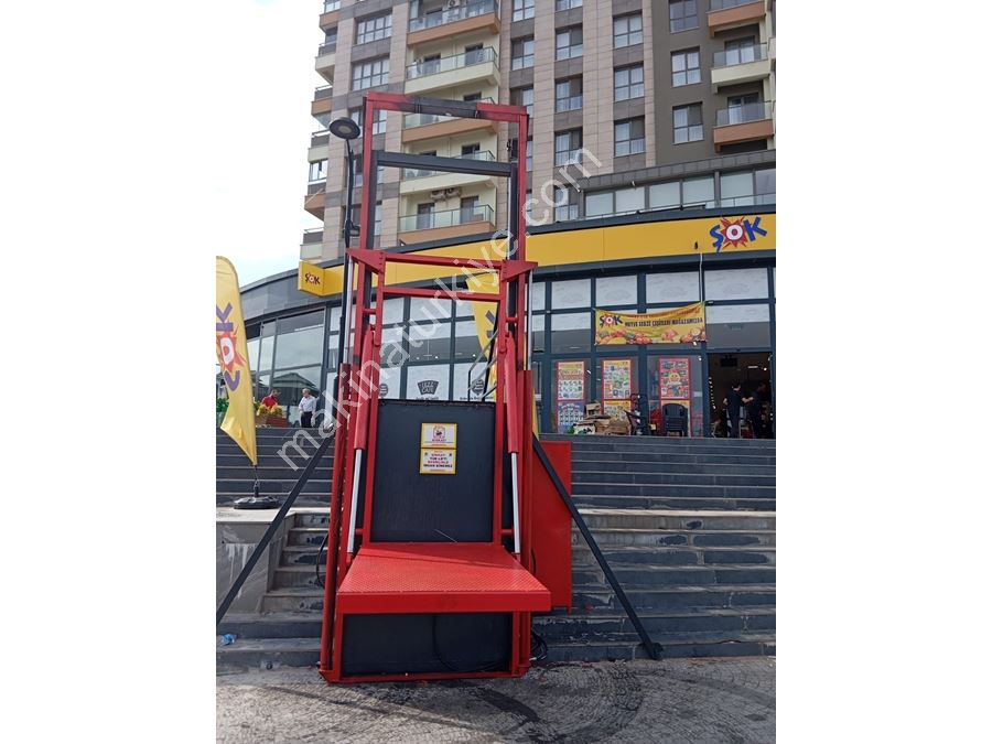 4 Hareketli Teleskopik Rampa