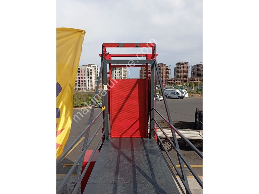 4 Hareketli Teleskopik Rampa