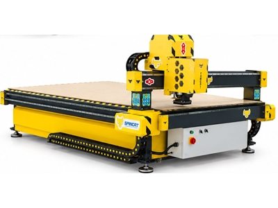 210x280x18 Cm Schneidbereich Step Vakuum CNC Router - 1