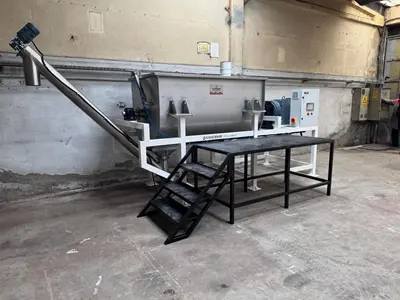 2500 Litre Yatay Toz Karıştırıcı Mikser
