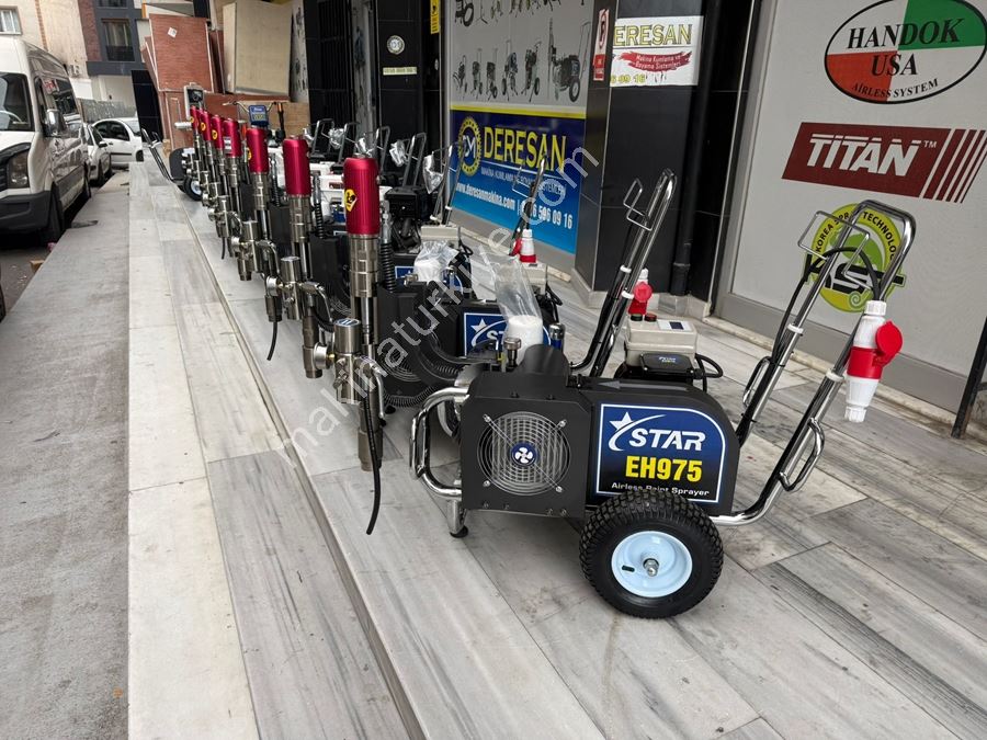 Star 975 Benzinli Airless Boya Makinası (Yalıtım Vb.)