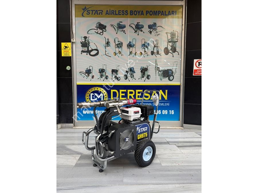 Star 975 Benzinli Airless Boya Makinası (Yalıtım Vb.)