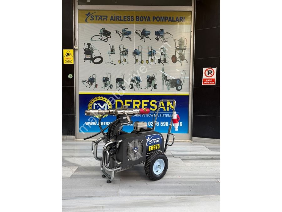 Star 975 Benzinli Airless Boya Makinası (Yalıtım Vb.)