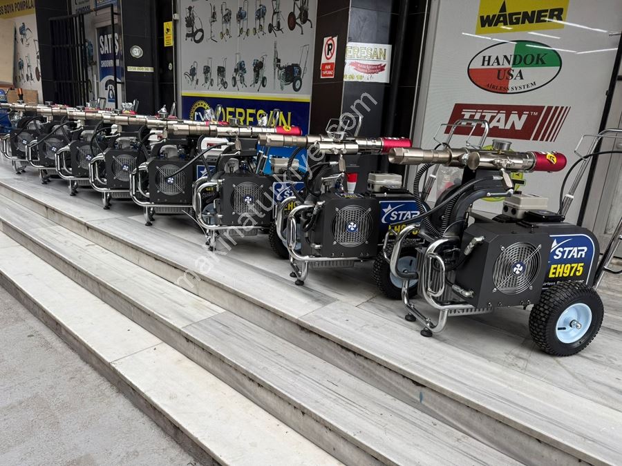 Star Eh 975 Hidrolik Saten Alçı Ve Boya Makinası