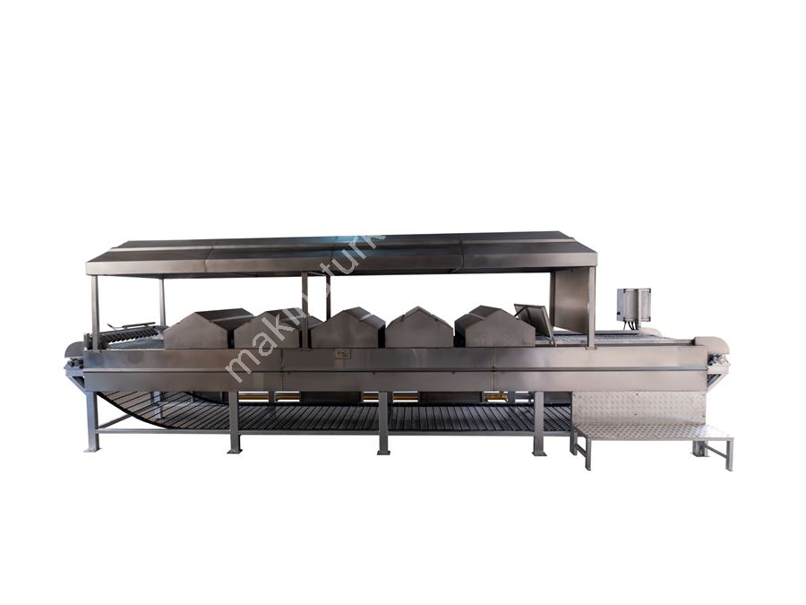500-1000 Kg Pepper and Eggplant Roasting Machine