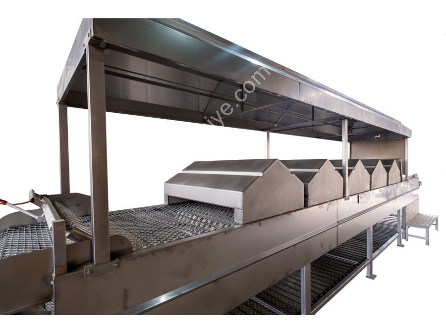500-1000 Kg Pepper and Eggplant Roasting Machine
