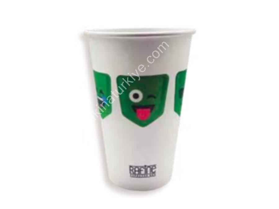 12 Oz Tek Katlı Karton Bardak