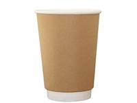16 Oz Çift Katlı Karton Bardak