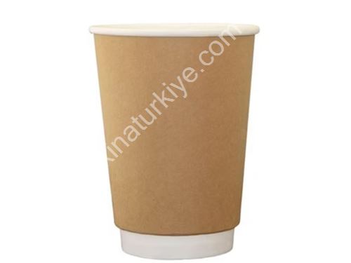 16 Oz Çift Katlı Karton Bardak
