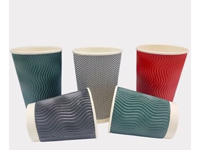 8 Oz Ripple Double Wall Paper Cup - 3