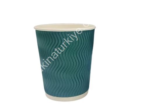 Gobelet en carton double paroi ondulé de 16 Oz