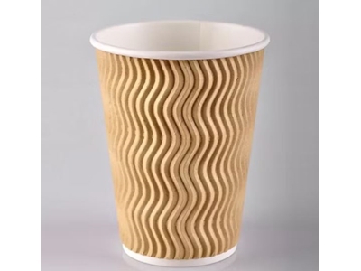 14 Oz Ripple Çift Katlı Karton Bardak 