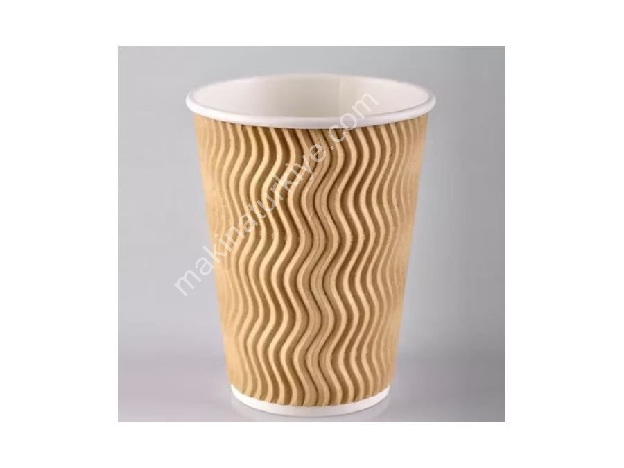 14 Oz Ripple Çift Katlı Karton Bardak 