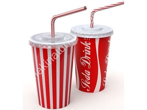 12 Oz Tek Katlı Soğuk İçecek Karton Bardak