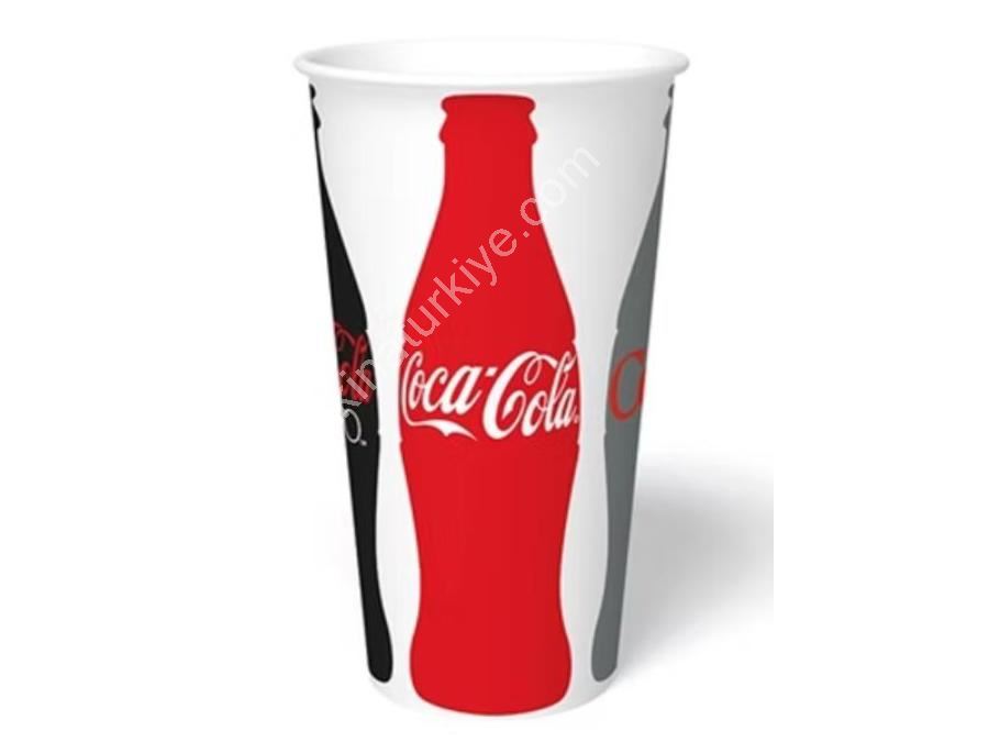 14 Oz Tek Katlı Soğuk İçecek Karton Bardak