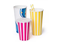 14 Oz Tek Katlı Soğuk İçecek Karton Bardak