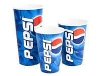 16 Oz Tek Katlı Soğuk İçecek Karton Bardak