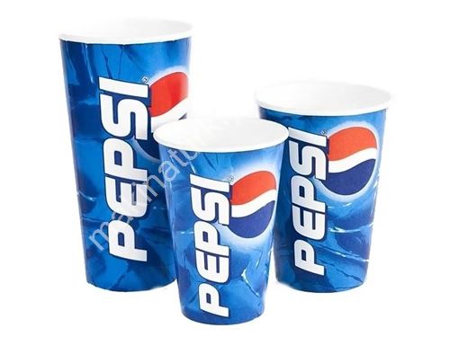 16 Oz Tek Katlı Soğuk İçecek Karton Bardak
