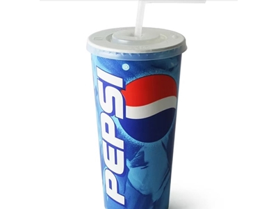 22 Oz Tek Katlı Soğuk İçecek Karton Bardak - 1