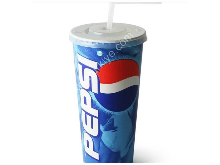 22 Oz Tek Katlı Soğuk İçecek Karton Bardak