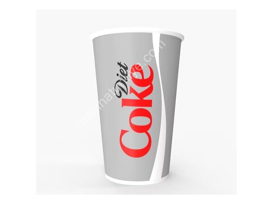 22 Oz Tek Katlı Soğuk İçecek Karton Bardak