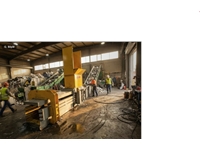 Machine de déchiquetage des déchets à arbre unique de 500-800 kg/heure