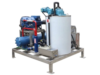 1000 Kg/Day Seawater Flake Ice Machine - 0