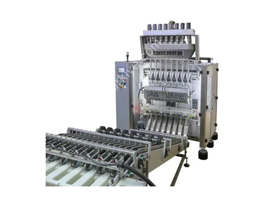 7 Hatlı Vidalı Stick Dolum Makinası