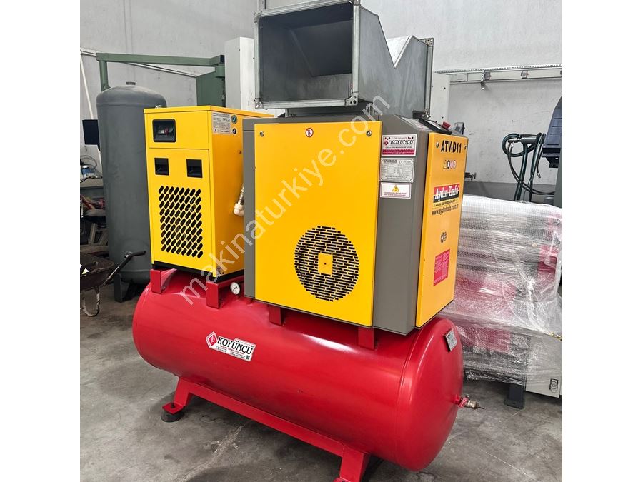 Aydın Trafo Marka 11 Kw 500 Lt Vidalı Kompresör Set