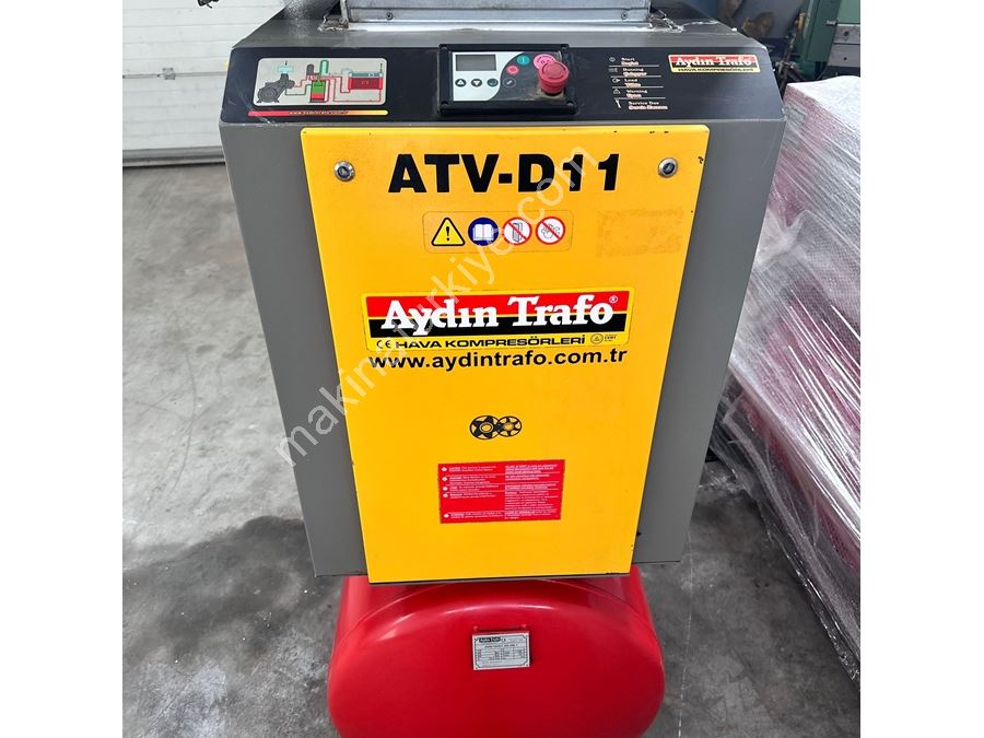 Aydın Trafo Marka 11 Kw 500 Lt Vidalı Kompresör Set