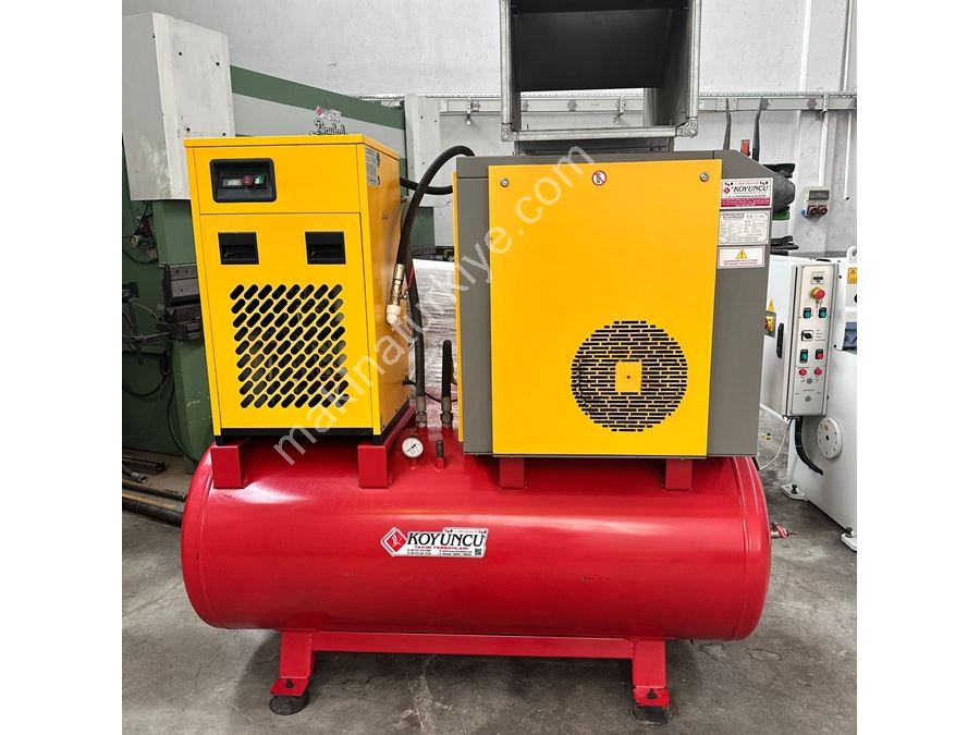 Aydın Trafo Marka 11 Kw 500 Lt Vidalı Kompresör Set