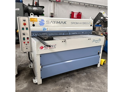 Saymak Marka 1360X3mm Redüktörlü Giyotin Makas