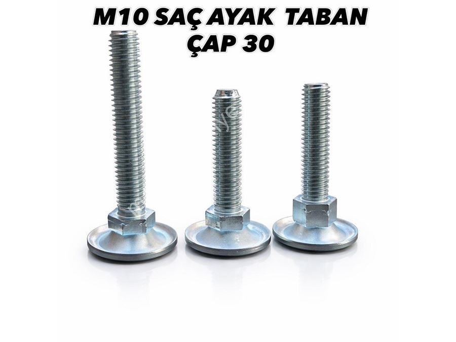 Base en acier de diamètre 30