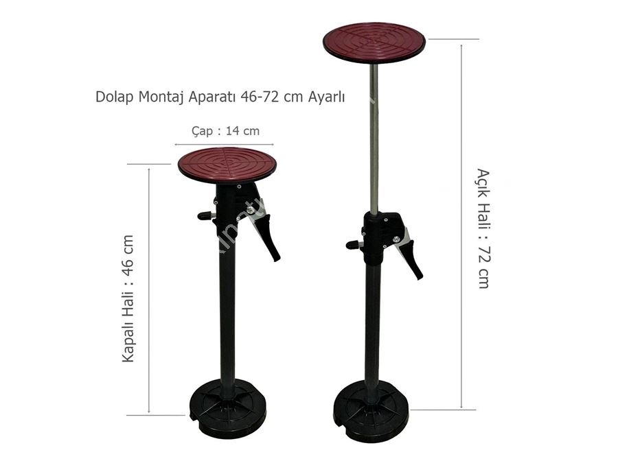 Hands Mobilya Dolap Bağlantı Montaj Aparatı 46-72 Cm Ayarlı