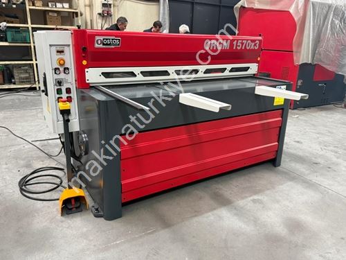 Ostaş Brand 1570X3 Mm Nc Reducer Guillotine Shears