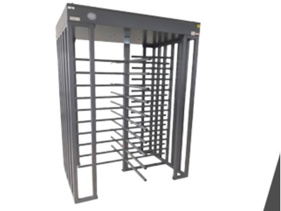 Full Cage Type Painted Full Height Turnstile