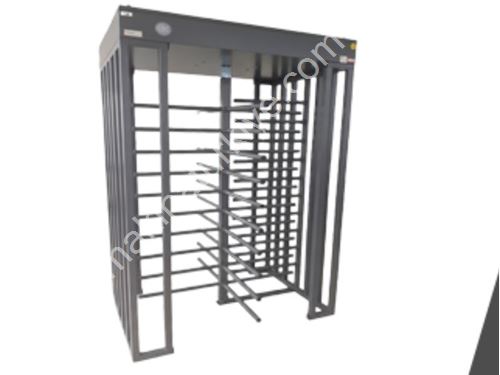Tourniquet de pleine hauteur peint de type cage complète