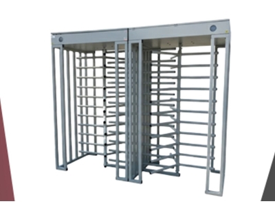 Full Cage Type Stainless Steel Double Full Height Turnstile