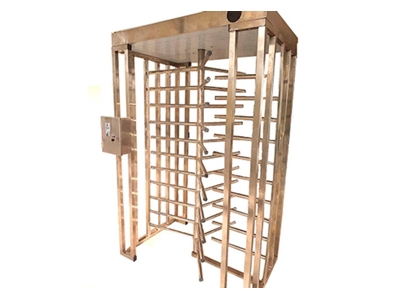 Full Cage Type Stainless Steel Full Height Turnstile