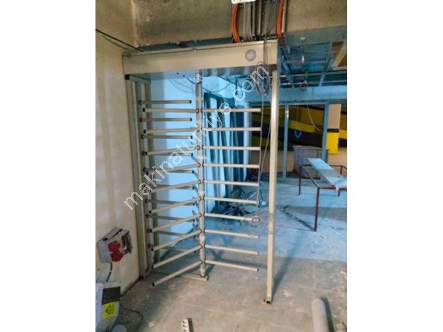 Half Cage Eco Model Painted Full Height Turnstile