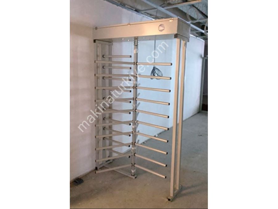 Half Cage Eco Model Painted Full Height Turnstile