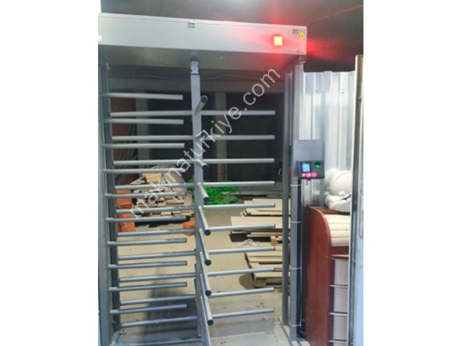 Half Cage Eco Model Painted Full Height Turnstile