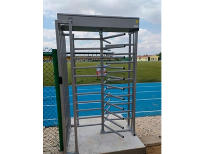 Half Cage Type Painted Full Height Turnstile - 2