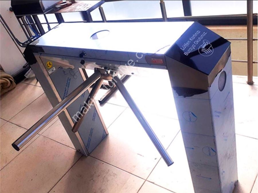 Çift Ayak Elit Model Paslanmaz Tripod Bel Turnike